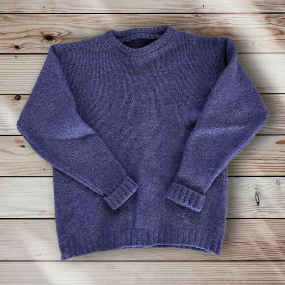 Sweaters - Vintage Women's Purple Sweater Medium